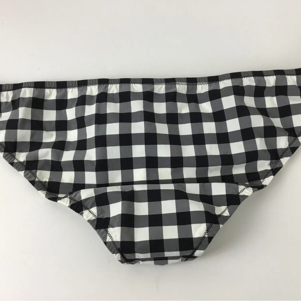J. Crew Gingham Bikini Bottoms Swim XXL NWT
